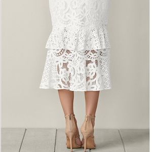 Venus Lace Detail MidiI skirt - new